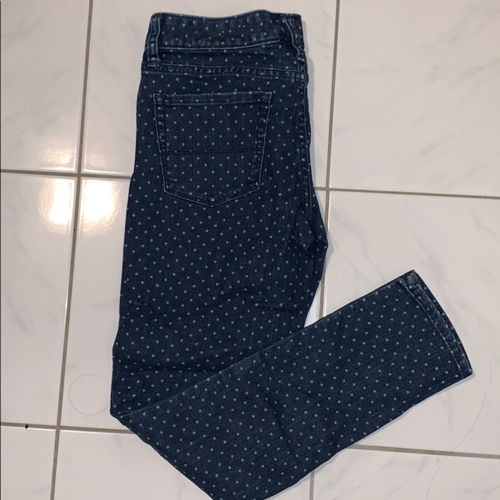Polka Dot Skinny Jeans
